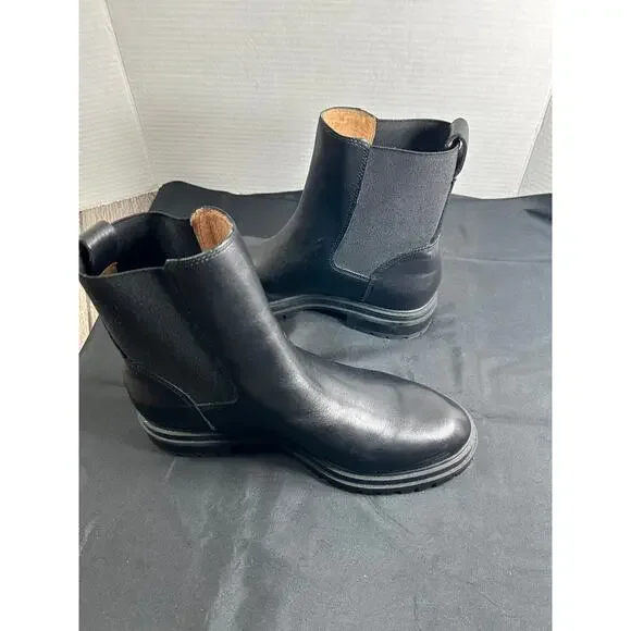 Madewell The Benning Chelsea Boot Black 9 1/2 - Picture 4 of 7